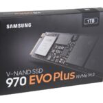 SAMSUNG 970 EVO PLUS M.2 2280 1TB PCIe Gen 3.0 x4, NVMe 1.3 V-NAND Internal Solid State Drive (SSD) MZ-V7S1T0B/AM