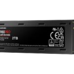 SAMSUNG 980 PRO SSD with Heatsink 2TB, PCIe 4.0 M.2 2280, Speeds Up-to 7,000MB/s, Best for High End Computing, Workstations and Compatible with Playstation5 (MZ-V8P2T0CW)