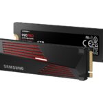 SAMSUNG 990 PRO M.2 2280 4TB PCI-Express Gen 4.0 x4, NVMe 2.0 V7 V-NAND 3bit MLC Internal Solid State Drive (SSD) MZ-V9P4T0CW. W/Heatsink