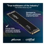 Crucial P3 Plus 2TB PCIe 4.0 3D NAND NVMe M.2 SSD, up to 5000MB/s - CT2000P3PSSD8