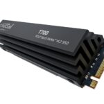 Crucial T700 GEN5 NVME M.2 SSD w/ Heatsink 2280 1TB PCI-Express 5.0 x4 TLC NAND2 Internal Solid State Drive (SSD) CT1000T700SSD5