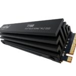 Crucial T700 GEN5 NVME M.2 SSD w/ Heatsink 2280 1TB PCI-Express 5.0 x4 TLC NAND2 Internal Solid State Drive (SSD) CT1000T700SSD5