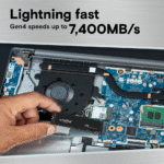 Crucial T500 500GB Gen4 NVMe M.2 Internal Gaming SSD, Up to 7200MB/s, laptop & desktop Compatible + 1mo Adobe CC All Apps - CT500T500SSD8