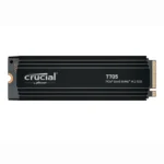 Crucial T705 2TB PCIe Gen5 NVMe M.2 SSD with Heatsink - Up to 14,500 MB/s - Game Ready - Internal Solid State Drive (PC) - +1mo Adobe CC - CT2000T705SSD5
