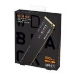 Western Digital WD_BLACK SN770 M.2 2280 500GB PCIe Gen4 16GT/s, up to 4 Lanes Internal Solid State Drive (SSD) WDS500G3X0E