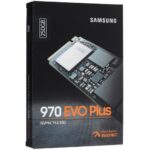 SAMSUNG 970 EVO PLUS M.2 2280 250GB PCIe Gen 3.0 x4, NVMe 1.3 V-NAND 3-bit MLC Internal Solid State Drive (SSD) MZ-V7S250BW