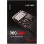 SAMSUNG 980 PRO M.2 2280 500GB PCI-Express Gen 4.0 x4, NVMe 1.3c V-NAND 3-bit MLC Internal Solid State Drive (SSD) MZ-V8P500BW