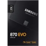 SAMSUNG 870 EVO Series 2.5" 2TB SATA III V-NAND 2.0 TB Internal Solid State Drive (SSD) MZ-77E2T0BW