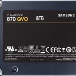 SAMSUNG 870 QVO Series 2.5" 8TB SATA III Samsung 4-bit MLC V-NAND Internal Solid State Drive (SSD) MZ-77Q8T0BW