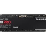 SAMSUNG 980 PRO M.2 2280 500GB PCI-Express Gen 4.0 x4, NVMe 1.3c V-NAND 3-bit MLC Internal Solid State Drive (SSD) MZ-V8P500BW