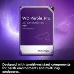 WD Purple 1TB Surveillance Hard Disk Drive - 5400 RPM Class SATA 6Gb/s 64MB Cache 3.5 Inch WD10PURZ