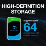 Seagate Skyhawk 6TB Video Internal HDD ?C 3.5 Inch SATA 6Gb/s 256MB Cache for (ST6000VX009)