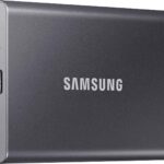 Samsung T7 Portable SSD - 500 GB - USB 3.2 Gen.2 Externe SSD Titan Gray (MU-PC500T/WW)