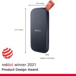 SanDisk 1TB Portable SSD - Up to 800MB/s, USB-C, USB 3.2 Gen 2, Updated Firmware - External Solid State Drive - SDSSDE30-1T00-G26