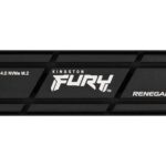 Kingston SFYRSK/500G Fury Renegade 500GB PCIe Gen 4 NVMe M.2 Internal Gaming SSD with Heat Sink|PS5 Ready|Up to 7300MB/s