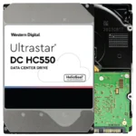 WD Ultrastar DC HC550 18TB Hard Drive 3.5" Internal 512MB SATA 7200 RPM 512E SE NP3 DC HC550 0F38459 (WUH721818ALE6L4)