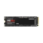 Samsung 990 Pro 1TB Gen4 NVMe SSD 7450MB/s 6900MB/s R/W 1550K/1200K IOPS 600TBW 1.5M Hrs MTBF for PS5 5yrs