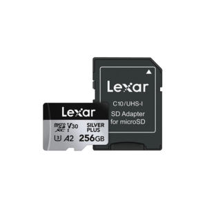 LMSSIPL256G-BNANU_01_20251128.webp Lexar 256GB Professional SILVER PLUS UHS-I microSDXC Memory Card LMSSIPL256G-BNANC