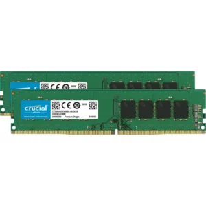 0RN-0005-006C9-V01.webp Crucial 16GB (2x 8GB) DDR4 2400 MHz PC RAM 288-pin DIMM Memory Kit CT2K8G4DFS824A