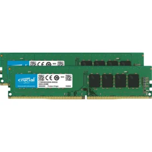 20-156-257-V01.webp Crucial 16GB (2 x 8GB) 288-Pin PC RAM DDR4 2666 (PC4 21300) Desktop Memory Model CT2K8G4DFRA266