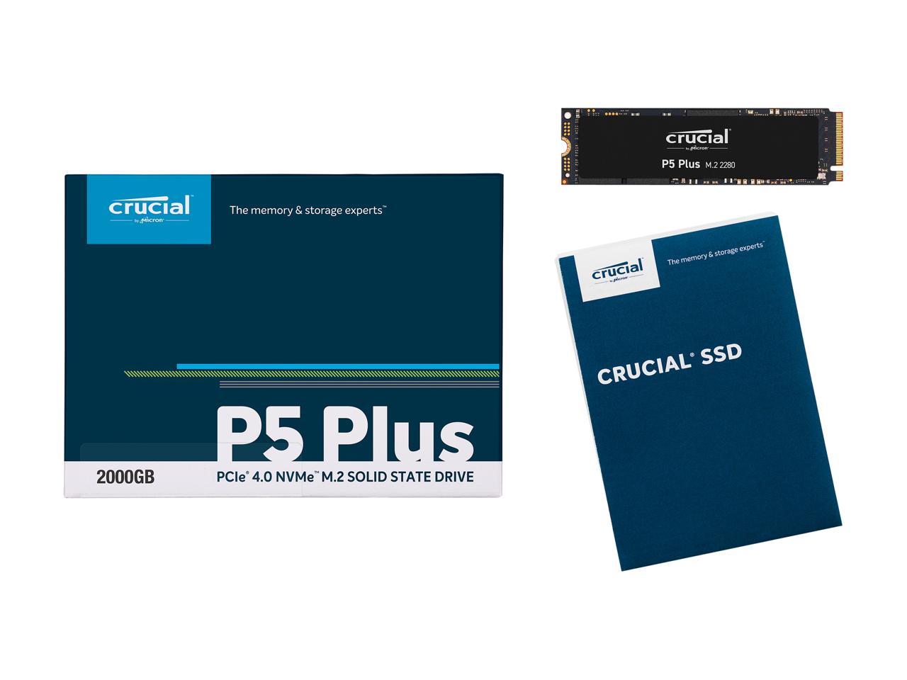 Crucial P5 Plus M.2 2280 2TB PCI-Express 4.0 x4 NVMe 3D NAND
