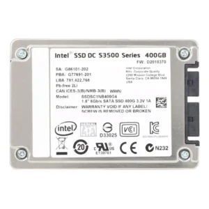 20-167-158-03.webp Intel SSD DC S3500 Series 400GB SATA III MLC Internal Solid State Drive (SSD) SSDSC1NB400G401