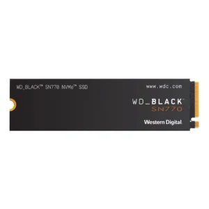20-250-215-V05.webp Western Digital WD_BLACK SN770 M.2 2280 250GB PCIe Gen4 16GT/s, up to 4 Lanes Internal Solid State Drive (SSD) WDS250G3X0E