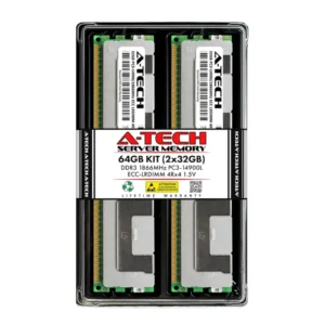 20240708153413.webp A-Tech 64GB Kit DDR3 1866MHz PC3-14900L ECC LRDIMM 4Rx4 Quad Rank 1.5V Load Reduced DIMM 240-Pin Server RAM Memory Upgrade Modules (A-Tech Enterprise Series)