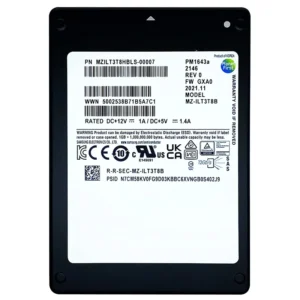 20241028112821.webp MZILT3T8HBLS-00AHI_UB Samsung PM1643A MZ-ILT3T8B 2.5" 3.84TB SAS 12GB/S SSD Drive MZILT3T8HBLS-00AHI SSD - Solid State Drives