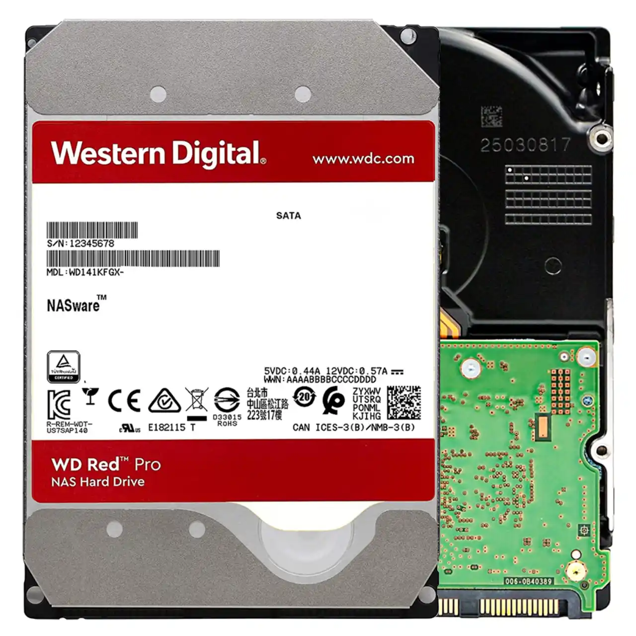 WD Red Plus 10TB NAS Hard Disk Drive - 5400 RPM Class SATA 6Gb/s