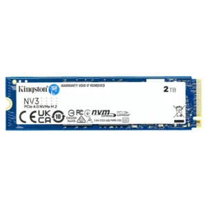 6743eb0bf0c55bc61f398d695ed7827bf53d7c736c02059621d9f.webp Kingston NV3 2TB M.2 2280 NVMe SSD | PCIe 4.0 Gen 4x4 | Up to 6000 MB/s | SNV3S/2000G