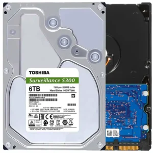 HDWT860UZSVA.webp Toshiba 6TB S300 Surveillance 3.5" SATA Internal Hard Drive. 24/7 Operation, Supports 64 cameras,256MB Cache, 180TB/Year workload,SMR (HDWT860UZSVA)