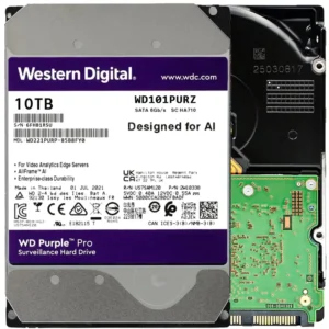 WD101PURZ.webp WD Purple WD101PURZ 10TB 7200 RPM 256MB Cache SATA 6.0Gb/s 3.5" Internal Hard Drive Bare Drive