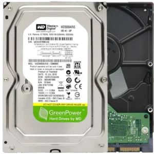 WD5000AVVS.webp Western Digital AV-GP WD5000AVVS 500GB 5400 RPM 8MB Cache SATA 3.0Gb/s 3.5" Internal Hard Drive Bare Drive
