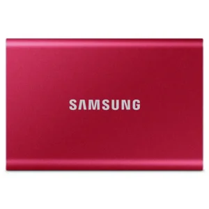 output_916pOy58tgL.webp Samsung T7 Portable SSD - 500 GB - USB 3.2 Gen.2 Externe SSD Metallic Red (MU-PC500R/WW)
