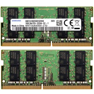 ubp9qvmiglctflc9cpku-1.jpg Samsung M471A2K43EB1 CTD 16GB DDR4 2666MTs Non ECC Memory RAM SODIMM