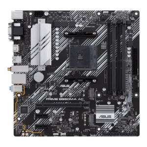 77uf22a3qg44swalcqpu.webp Asus PRIME B550M-A AC AMD B550 Chipset AM4 Socket Motherboard
