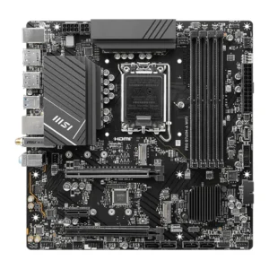 f3mphwh0z9or12p5ft3h.webp MSI PRO B760M-A WIFI DDR4 Intel B760 Chipset LGA1700 Socket Motherboard